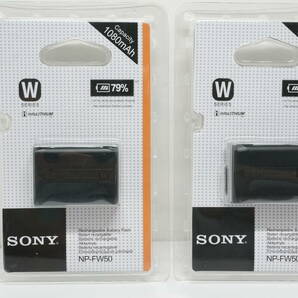 SONY ソニー NP-FW50 海外パッケージ版 新品未開封品 ２個セット ゆうパケットポスト、の画像1