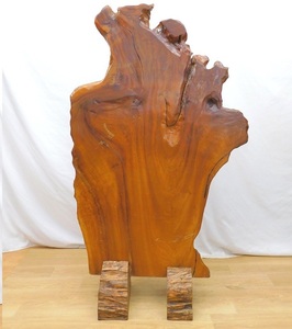 M167Mちょる☆大型 巨木 一枚板 天然木総無垢 衝立 幅100cm 高さ170cm 上級材 極上木目 つい立 仕切り 飾り物 オブジェ