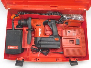 M125Mちょる【電動工具】HILTI ヒルティ 充電式ロータリーハンマードリル TE 6-A ハンマドリル ハンマードリル 通電確認済 現状品