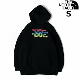 売切り【正規新品】THE NORTH FACE◆W GRAPHIC INJECTION HOODIE パーカー US限定 グラフィック 裏起毛 男女兼用 上質(S)黒 181130-10