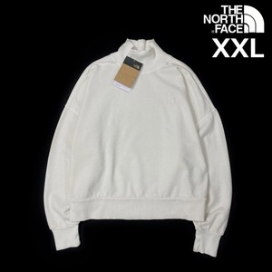 売切り【正規新品】THE NORTH FACE W GARMENT DYE MOCK NECK プルオーバー ガーメントダイ ファンネルネック US限定(XXL)白 181130-10