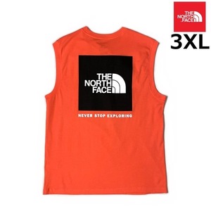 売切り【正規新品】THE NORTH FACE BOX NSE TANK タンクトップ Tシャツ US限定 ボックスロゴ グラフィック (3XL)オレンジ 180903-15