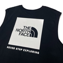 売切り【正規新品】THE NORTH FACE BOX NSE TANK タンクトップ Tシャツ US限定 ボックスロゴ グラフィック コットン(L)ブラック 180903-15_画像4