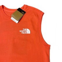 売切り【正規新品】THE NORTH FACE BOX NSE TANK タンクトップ Tシャツ US限定 ボックスロゴ グラフィック コットン(S)オレンジ 180903-15_画像5