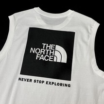 売切り【正規新品】THE NORTH FACE BOX NSE TANK タンクトップ Tシャツ US限定 ボックスロゴ グラフィック コットン(XL)白 180903-15_画像4