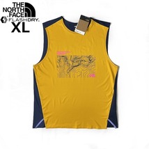 売切り【正規新品】THE NORTH FACE◆TRAILWEAR LOST COAST SLEEVELESS タンクトップ Tシャツ US限定 速乾 メッシュ(XL)黄 紺 180903-5_画像3