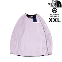 売切り【正規新品】THE NORTH FACE◆W SUMMIT SERIES FUTUREFLEECE CREW 長袖 Tシャツ ロンT US限定 ストレッチ 男女兼用(XXL)紫 180902-15_画像1