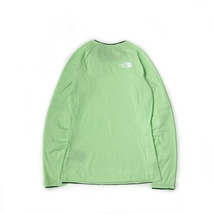 売切り【正規新品】THE NORTH FACE◆W SUMMIT SERIES FUTUREFLEECE CREW 長袖 Tシャツ ロンT US限定 ストレッチ 男女兼用(S)緑 180902-15_画像7