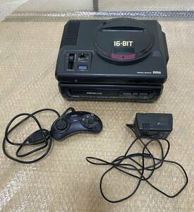 SEGA セガ MEGA DRIVE 16-BIT MEGA-CD ゲーム機 コントローラー 中古 動作未確認