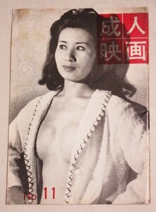 月刊 成人映画 1966年No.11(表紙・内田高子)検:新高恵子北御門杏子松井康子胎児が密猟するとき若松孝二ピンク映画佐藤重臣独立プロ