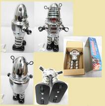 ブリキ ロボット3台 MECHANICAL PLANET ROBOT (HA HA TOY) & メタル歩行ロボット MS294 & SPARKLING ROBO WIND-UP_画像6