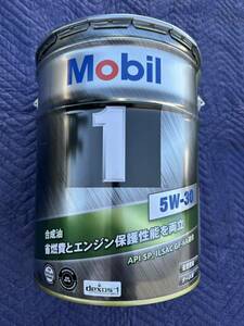 【新品】5w-30 モービル1 20Lペール缶　Mobil モービル　Mobil1 モービルワン　エンジンオイル モービル1 0w-30 0w-40 5w-40 0w-20