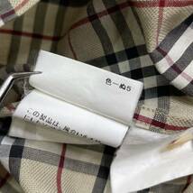 518美品 XL バーバリー ロンドン BURBERRY LONDON 半袖 シャツ ノバチェック 総柄 春夏 LL_画像7