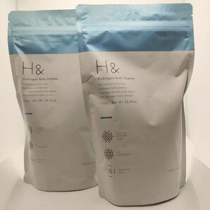 【匿名取引】H＆ アッシュアンド 水素入浴剤 750g×2個セット