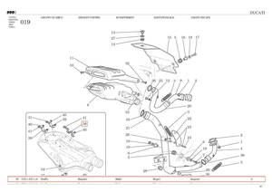 DUCATI 999/749　純正　ブラケット　2個セット　【送料込み】