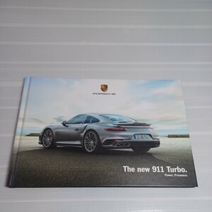 ポルシェ 991型 911 Turbo ターボ　日本語 厚口カタログ 2015年　カタログ