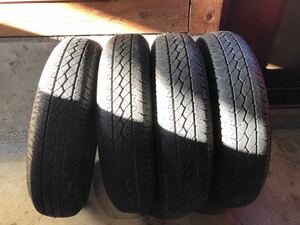 BRIDGESTONE ブリヂストン K305 145R12 バリ山 LT 4本セット 2019年製 