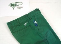 ★美品★BEAMS GOLF ビームスゴルフ / W78‐80㎝ ロゴ×カート ストレッチパンツ / サイズS　_画像4