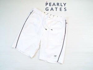 * beautiful goods * master ba knee edition by PEARLY GATES / w80-88./ MBE piping shorts / size 5
