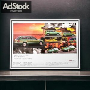 90年代 当時物!!! AUDI 広告/ポスター A4AVANT A4アバント アバント1.8 Mk1 E-8DADR マフラー ホイール バンパー 部品 パーツ