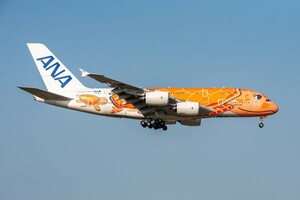  airplane digital image A380 ANA flying ho n3 serial number 15