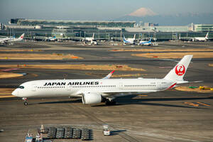  самолет цифровой изображение JAL A350 Japan Air Lines 26