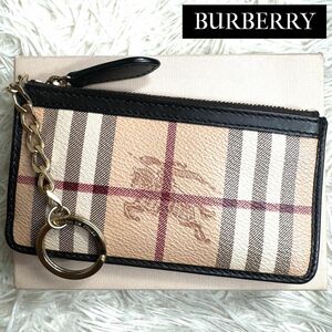 未使用級 付属品完備 / BURBERRY バーバリー シャドーホースコインアンドカードケース フラグメントケース ノバチェック