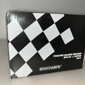 【美品】minichamps 1\18 ボーダフォン マクラーレン メルセデス MP4-28 J.バトン 2013 Mercedesの画像6