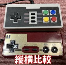 【送料無料】 ニューファミコン AVファミコン 連射 コントローラー 新品 互換品 NES風_画像2
