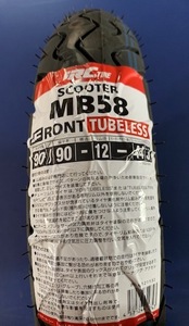 IRC 井上ゴム タイヤ ベンリー50 110 GEAR MB58 : F 90/90-12 44J TL チューブレス フロント 新品