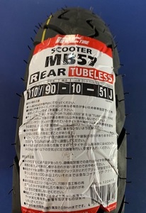 IRC 井上ゴム タイヤ ベンリー50 GEAR MB57 : R 110/90-10 51J TLチューブレス リヤ 新品