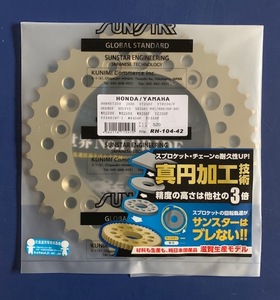 SUNSTAR サンスター RH-104-42 リア リヤ スプロケット スプロケ 520-42T 42T 42丁 ジェイド JADE NS250F NS250R NSR250R WR250X 42 新品