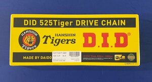 即納 在庫アリ DIDドライブチェーン×阪神タイガースコラボチェーン 525Tiger-120ZB G＆B　数量限定品　新品