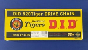 即納 在庫アリ DIDドライブチェーン×阪神タイガースコラボチェーン 520Tiger-120ZB G＆B　数量限定品　新品