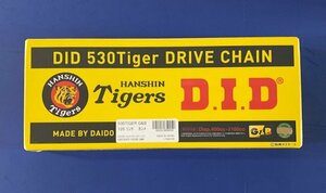 即納 在庫アリ DIDドライブチェーン×阪神タイガースコラボチェーン 530Tiger-120ZB G＆B　数量限定品　新品