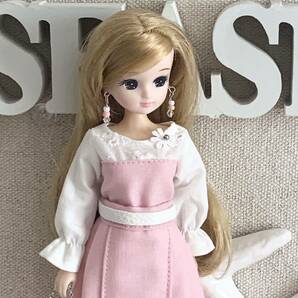 リカちゃんの服（ピンクのスカート） 4点セット ハンドメイド アウトフィット 22㎝ドール の画像2