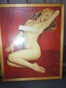 1954 year! Marilyn * Monroe! large calendar! poster!Marilyn Monroe! inspection movie .. nude shunga ... woman strip Anne ti War ho ru