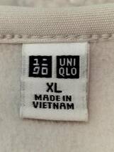 UNIQLO(ユニクロ)／ボアフリースクルーネックカーディガン(長袖)／ベージュ／サイズXL／レディース／01_画像3