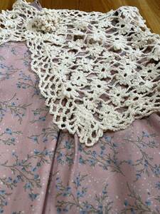  hand-knitted shawl unbleached cloth 