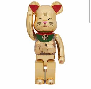 BE@RBRICK 招き猫 小判 開運 金メッキ 1000％ 