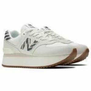 ニューバランス 574+ WL574Z DD B レディース スニーカー ： ホワイト New Balance 