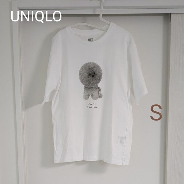 UNIQLO ユニクロ 半袖 Tシャツ ホワイト 白 サイズ S doggy no.6