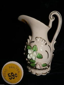アメリカン レトロ HAND PAINTED 59￠ 1960~70年代　アンティーク 陶器