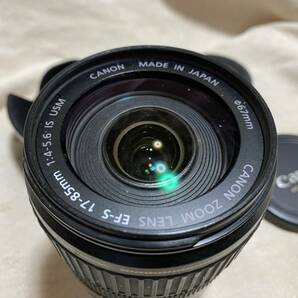 キャノン デジタル1眼レフ用標準ズームレンズ EF-S 18-85mm F4-5.6 IS USM 中古正常動作品 外観並品の画像2