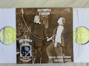 2LP クレンペラー KLEMPERER IN BUDAPEST-3 ベートーヴェン：フィデリオ ハンガリー盤 HUNGAROTON LPX12428/9