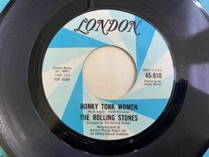米 7inch ローリング・ストーンズ THE ROLLING STONES / HONKY TONK WOMEN / YOU CAN'T ALWAYS GET WHAT YOU WANT US盤 LONDON 45-910