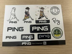 ピンゴルフ　ping 非売品　ステッカー 