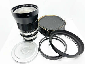 [ rare article ]PENTAX AUTO-TAKUMAR 35mm F2.3 trumpet type. ultra rare . original with a hood . dampproof box storage 