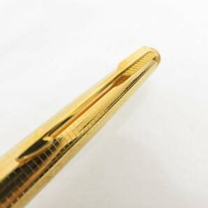 1円 美品 パーカー ゴールドカラー ボールペン 万年筆 セット BV218の画像4