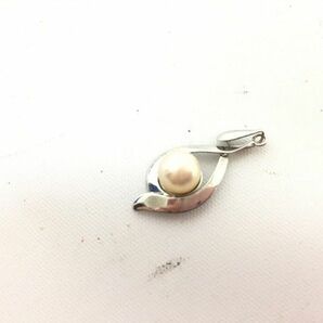 1円 難あり含む ミキモト 等 パール 真珠 フェイク含む SV金具 ネックレス ブローチ ペンダントトップ 等 おまとめ大量セット EV493の画像4